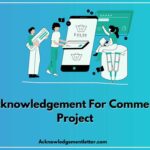 Acknowledgement For Commerce Project,
