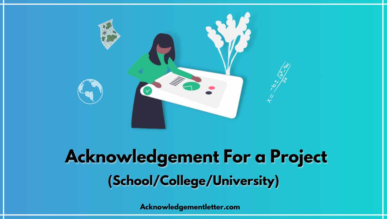 Acknowledgement For Project